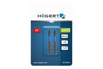 Hogert HT1S151 ударная бита PH1, 50мм, 2 шт., 1/4