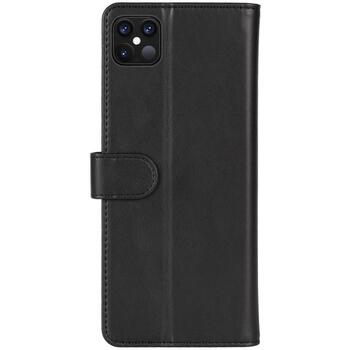 Krusell PhoneWallet Telefona vāciņš 62169, melna krāsa, Eco āda, 3 karšu slots, rēķinu kabata, izgriezums kamerai (62169)