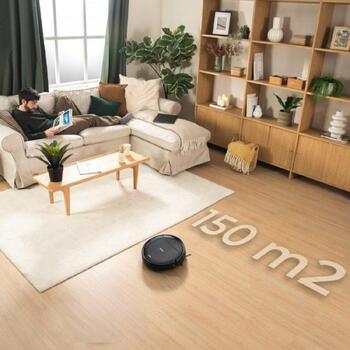 Cecotec робот-пылесос Conga M10 Advance A01_EU01_122345, 150 мин, 2000 мАч, 3000 Па, черный, Wi-Fi, без мешка (A01_EU01_122345)