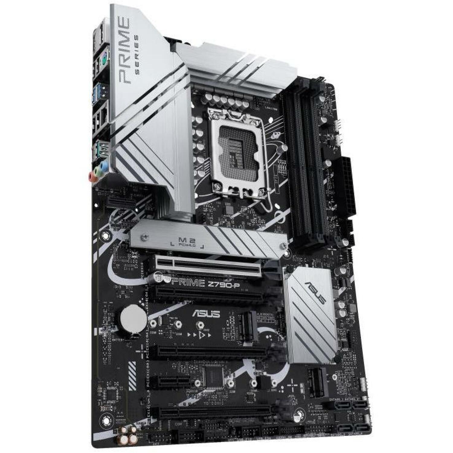 Asus Материнская плата PRIME Z790-P, LGA 1700, DDR5, 128 ГБ, 4 DIMM, 1 M.2, 4 SATA III, 2.5 Гбит Ethernet, 7.1 аудио (PRIMEZ790-P)