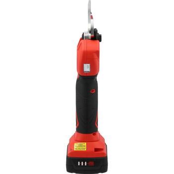 Yato Аккумуляторный садовый секатор YT-828382, 18V, 40мм, 2000mAh, Li-Ion, 36Wh, 1ч, 5.5мм, SK5, 1.01м/с², 73дБ, 62дБ, бесщеточный (YT-828382)