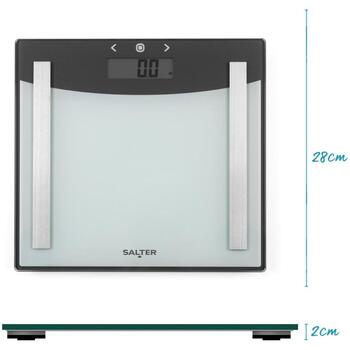 Salter Весы 9137 SVWH3REU16, 180кг, 1.5кг, 300мм, 280мм, 19мм, LCD, 8 пользователей, 2 AAA, анализ жира в теле (9137 SVWH3REU16)