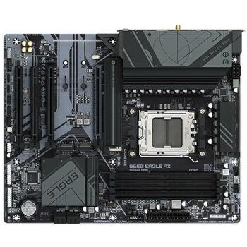 Gigabyte B650 EAGLE AX 1.2, AMD Socket AM5, 12+2+2 фазы VRM, 4*DIMM DDR5 до 7600MHz, 1*PCIe 5.0 + 2*PCIe 4.0 M.2, GbE LAN (B650 EAGLE AX 1.2)