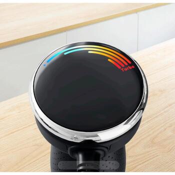 Tefal Погружной блендер HB67G830, 1000 Вт, 20 скоростей, Турбо режим, Черный/Нержавеющая сталь (HB67G830)