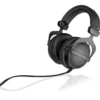 Beyerdynamic наушники DT 770 PRO 32 483664, 32Ом, 5-35000Гц, 1.6м, 3.5мм, адаптер 6.35мм, закрытые, стерео, динамические (483664)