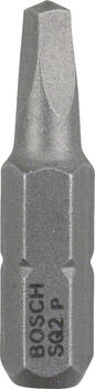 Iekšējais četrkanta uzg. L=25 mm, R2, 3 gab., Urbjmašīnām/skrūvgriežiem SKRŪVGRIEŽA UZGALIS EXTRA HARD, 2608521109, BOSCH (2608521109)