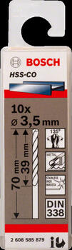 Urbjmašīnām/skrūvgriežiem PRO STAINLESS STEEL HSS-CO SPIRĀLVEIDA URBIS BOSCH 2608585879 (2608585879)