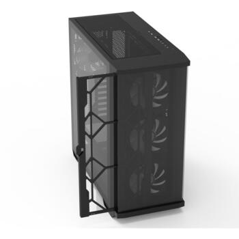 Zalman Z10 DUO ATX корпус, 481x220x488мм, 9кг, ATX/mATX/Mini-ITX, 7 слотов, 2xUSB 3.0, USB-C, 4x120мм ARGB вентилятора (Z10 DUO)
