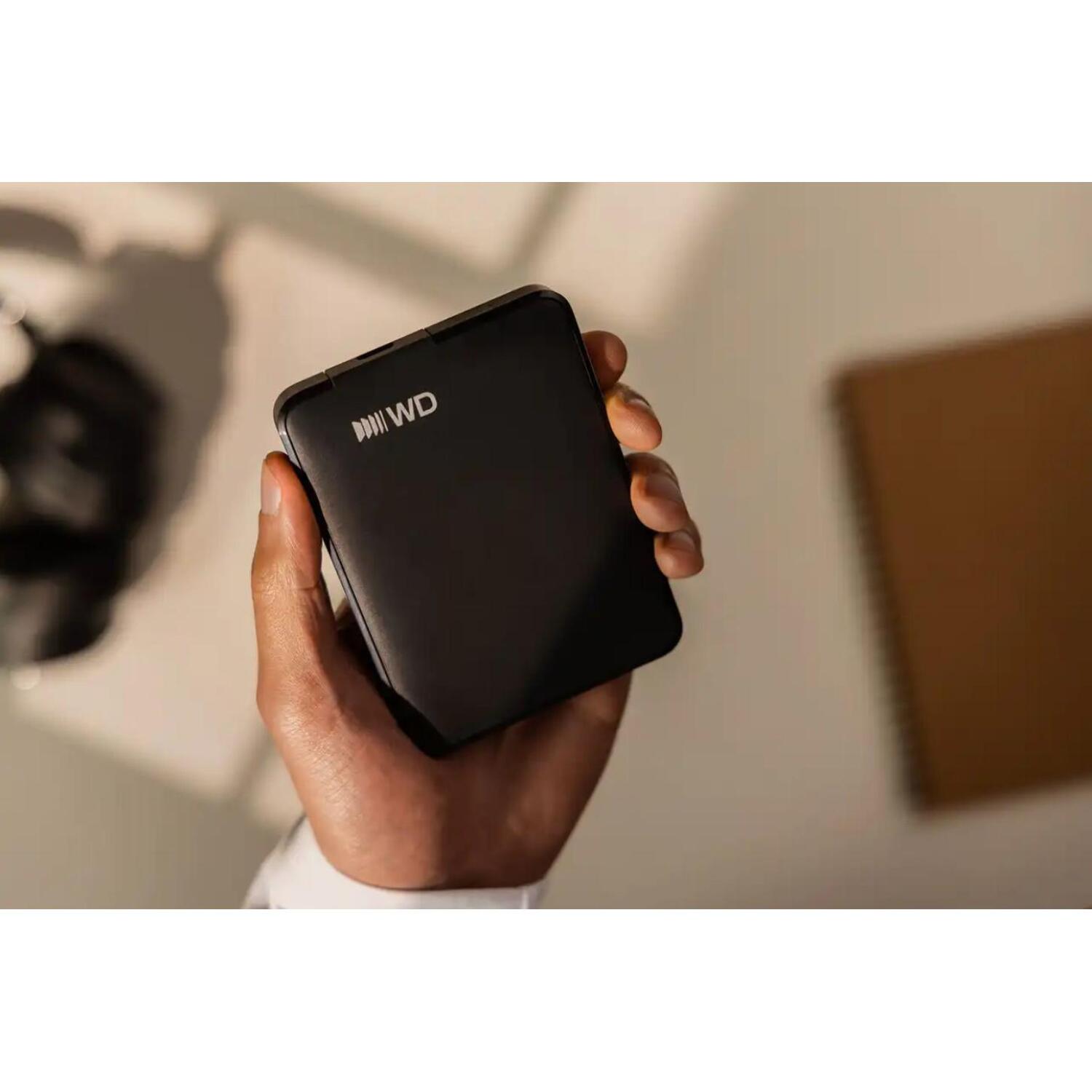 WD Elements Portable ārējais cietais disks WDBLSS0060BBK-WESN, 1 TB, 2.5