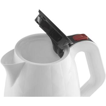 Manta Электрический чайник KTL9230W, 1,7 л, 2200 Вт, скрытый нагревательный элемент, индикатор уровня воды (KTL9230W)