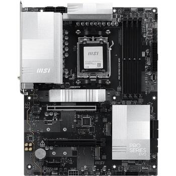 Msi Mātesplate PRO X870E-S EVO WIFI, AM5, 4x SATA-600, 3x M.2, 256 GB, 8400 MT/s, HD Audio, Wi-Fi 7, Bluetooth 5.4 (PRO X870E-S EVO WIFI)