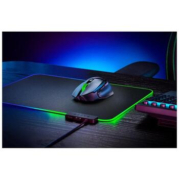 Razer spēļu pele Basilisk V3 X HyperSpeed RZ01-04870300-R3G1, 18000 dpi, 7 pogas, optiskā, bezvadu, Bluetooth, USB, balta (RZ01-04870300-R3G1)