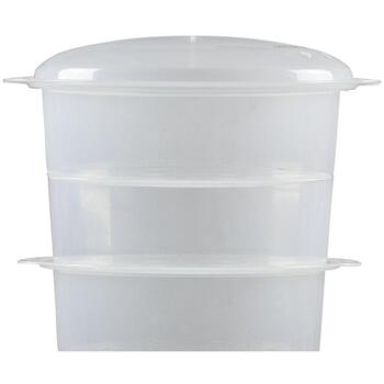 Beper Пароварка BC.250, 800W, 9L, 3 отсека, 1L резервуар для воды, автоматическое отключение, контейнер для риса (BC.250)