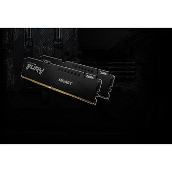 Kingston FURY Beast 32GB 6000MT/s DDR5 CL36 DIMM KF560C36BBE2K2-32, 32GB, 6000MT/s, CL36, 2x16GB, EXPO, без ECC, радиатор (KF560C36BBE2K2-32)