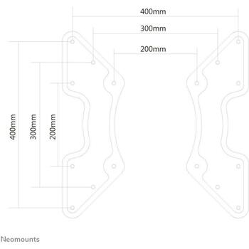 Neomounts адаптер VESA для монитора FPMA-VESA440 27-60