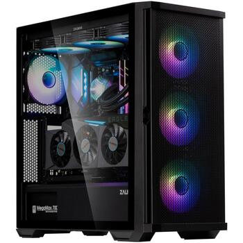 Zalman Z10 DUO ATX корпус, 481x220x488мм, 9кг, ATX/mATX/Mini-ITX, 7 слотов, 2xUSB 3.0, USB-C, 4x120мм ARGB вентилятора (Z10 DUO)