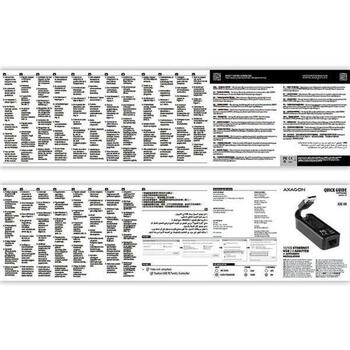 Axagon Сетевой адаптер ADE-XR 10/100Mbit, USB 2.0, Ethernet, 1 RJ-45 порт, Realtek RTL8152, черный (ADE-XR)
