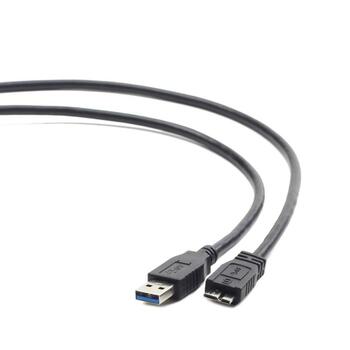 Gembird USB 3.0 AM к Micro BM кабель 0.5m, скорость передачи данных до 600 MBps, совместим с USB 2.0