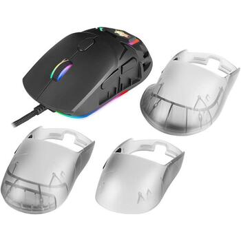 Tracer Игровая мышь TRAMYS47400, 800-12400 DPI, 7 кнопок, 1.8 м, настраиваемый цвет подсветки, программируемые кнопки (TRAMYS47400)