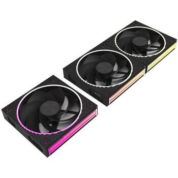 Zalman ZM-DF120R BLACK, 120mm ventilators, reverss, 2300 RPM, ARGB, PWM, 67.17 CFM, 1.87 mmH2O, 35.1 dBA, 12V DC (ZM-DF120R BLACK)