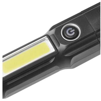 Emos перезаряжаемый фонарик P3214, 150 лм, 1200 мАч, 80 г, IP44, 4 режима, Micro USB, ударопрочный (P3214)