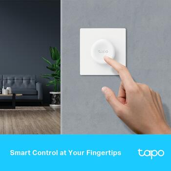 TP-Link Tapo S200D умный диммер-выключатель TAPOS200D батарейный CR2032 Белый (TAPOS200D)