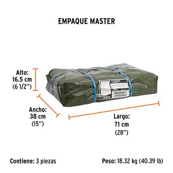 Pelēks brezents Extreme 4х6m, 240g/m2 LT-46X TRUPER (LT-46X)