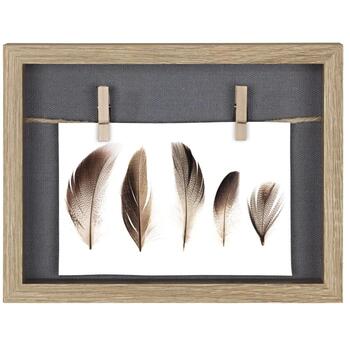Hama Рамка для фото 00175336, 16,5 x 21,5 см, MDF, дубовый тон, подходит для фотографий, легко менять (00175336)
