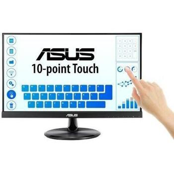 Asus Монитор VT229H, 21.5 дюйма, 1920x1080, 250 кд/м², 5 мс, 75 Гц, 10-точечный сенсорный экран, 2 динамика (90LM0490-B02170)