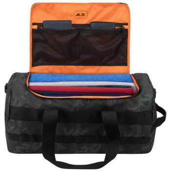 Rivacase Duffle bag 7642NAVYCAMO, 50L, 0.755кг, водоотталкивающий, внутренняя сетчатая карман, боковой карман (7642NAVYCAMO)