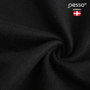 Pesso Hi-Vis куртка с капюшоном JERSEY_HV-2XL, 2XL, черный/желтый, 65% хлопок, 35% полиэстер, 300г/м², 5см светоотражающая лента (JERSEY_HV-2XL)