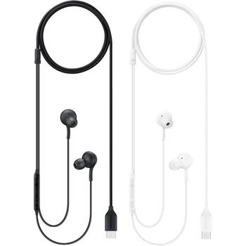 Samsung наушники EO-IC100BWEGEU, 1.2m, USB-C, 32Ω, 94.3dB, 20-20000Hz, in-line микрофон, белые (EO-IC100BWEGEU)