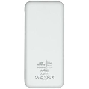 Rivacase Power Bank VA2041, 10000 мАч, 3.7 В, 2xUSB Type-A, 1xUSB Type-C, 10 Вт, 3 устройства (VA2041)