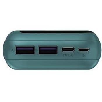 Navitel PWR20 MX Green PWR20 MX Green, 20000mAh, 3.7V, 74Wh, 2xUSB-A, divvirzienu USB-C, mikro-USB (PWR20 MX Green)