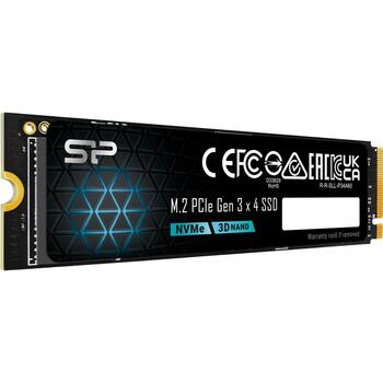 Silicon Power P34A60 SP128GBP34A60M28, 128ГБ, M.2 PCIe Gen 3x4, 1800МБ/с, 600МБ/с, NVMe 1.3, ECC, 3D NAND (SP128GBP34A60M28)