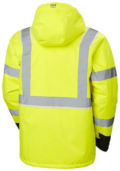 Helly Hansen Hi-vis зимняя куртка Uc-Me 71355_369-M, CL3, желтый/черный, M, молния YKK, съемный капюшон, петля для ID-карты (71355_369-M)