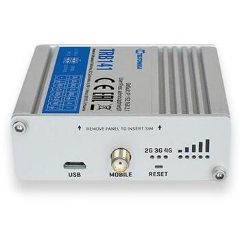 Teltonika I/O шлюз TRB141 LTE Cat 1, 1 x внешняя антенна, 128 МБ ОЗУ, 512 МБ Flash, IP30, 9-30 В DC, SMS управление (TRB141)