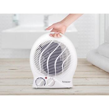 Beper Вентиляторный обогреватель P203TER202, 2000W, 2 уровня мощности, термостат, вентилятор, функция холодного воздуха (P203TER202)