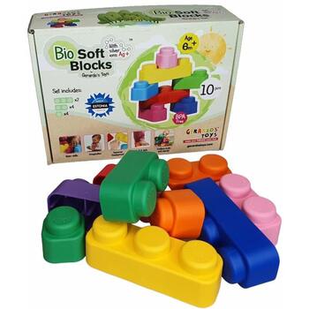 Gerardo's Toys mīksto klucīšu komplekts, 10 gab. (GT3108)