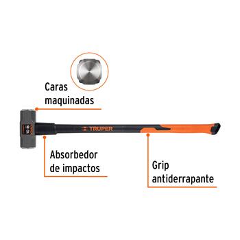 Veseris 4.5kg, stikla šķiedras rokturis 91cm MD-10F Truper (MD-10F)