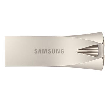 Samsung MUF-128BE3/APC BAR Plus USB-накопитель 128 GB USB 3.1 Gen 1 до 400 MB/s чтение USB-A Silver (MUF-128BE3/APC)