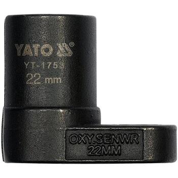 Yato Muciņatslēga lambda zondes demontāžai YT-1753, 22 mm, CrMo SCM-440, sešstūraina (YT-1753)