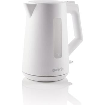 Gorenje Чайник K17OPW, 2200 W, 1.7 L, 360° поворотная база, пластик, белый (K17OPW)