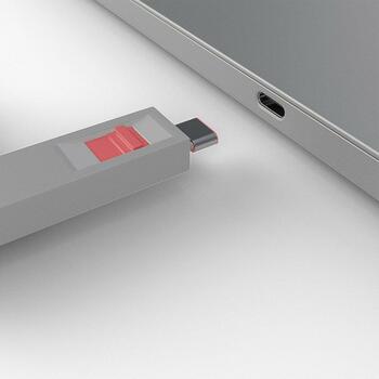 Lindy USB Type C блокиратор порта 40425, 4 шт., розовый (40425)