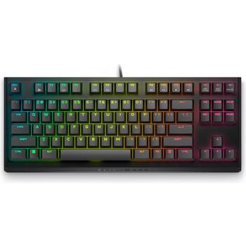 Dell Alienware Tenkeyless AW420K, 545-BBDY, CHERRY MX Red, USB, AlienFX RGB, 16,8 миллиона цветов, программируемые клавиши (545-BBDY)
