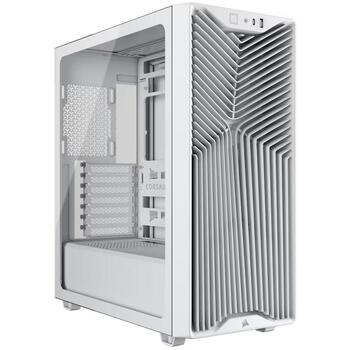 Corsair 3200D RS PC korpuss, Mid-Tower, balts, 7 sloti, 1x3.5