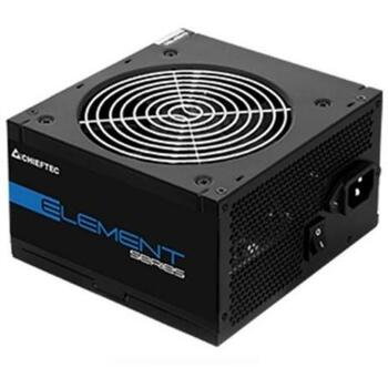 Chieftec Datora barošanas bloks ELP-500S, 500W, 200-240V, 47-63Hz, 80 PLUS Bronza, aktīvā dzesēšana, 1 ventilators (ELP-500S)