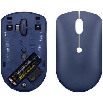 Lenovo компактная мышь 540 GY51D20871, 2.4 GHz, 4 кнопки, 2400 DPI, беспроводной USB-C приемник, батарея AA (GY51D20871)