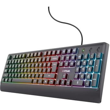 Trust klaviatūra un pele GXT 792 QUADROX 25155, 4 produkti, 6400 DPI, LED apgaismojums, melna krāsa (25155)