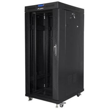 Lanberg RACK шкаф FF01-8037-12BL, 800mm, 860mm, 1876mm, 37U, 800kg, IP20, LCD дисплей, 4 вентилятора (FF01-8037-12BL)